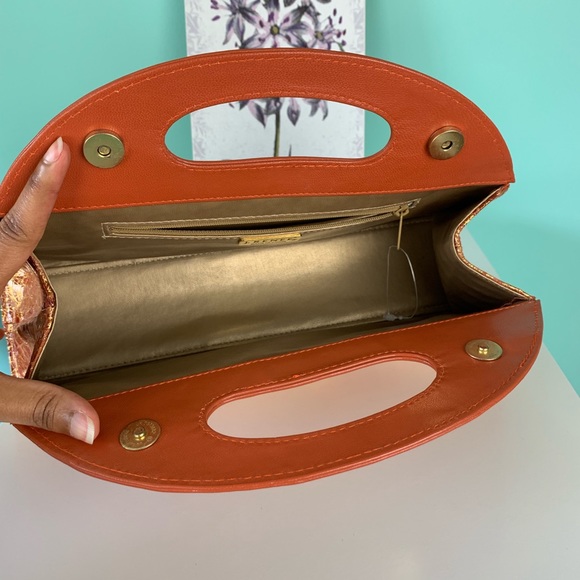 Orange evening purse - Picture 3 of 7